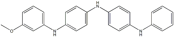 N-[4-(4-アニリノアニリノ)フェニル]-m-アニシジン 化学構造式
