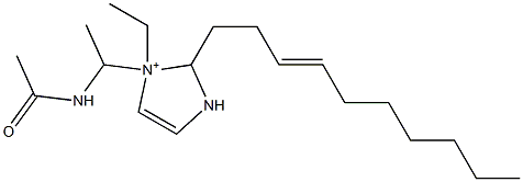 1-[1-(Acetylamino)ethyl]-2-(3-decenyl)-1-ethyl-4-imidazoline-1-ium