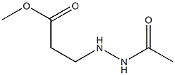 3-(2-Acetylhydrazino)propionic acid methyl ester|