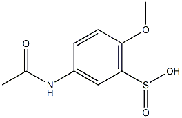 3-(Acetylamino)-6-methoxybenzenesulfinic acid