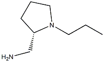 (2S)-1-Propyl-2-pyrrolidinemethanamine 结构式