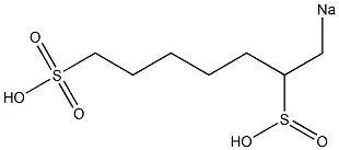 1-Sodiosulfoheptane-2-sulfinic acid