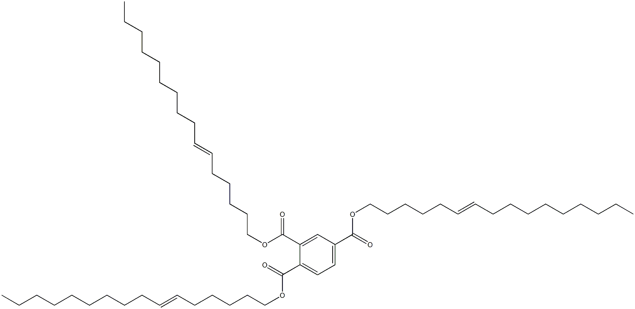 1,2,4-ベンゼントリカルボン酸トリ(6-ヘキサデセニル) 化学構造式