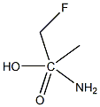 3-フルオロ(2-2H)-L-アラニン 化学構造式