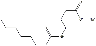 4-Capryloylaminobutyric acid sodium salt Structure