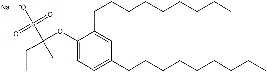 2-(2,4-Dinonylphenoxy)butane-2-sulfonic acid sodium salt
