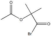 2-Acetoxyisobutyric acid bromide Struktur