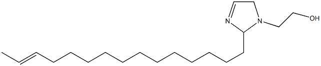 2-(13-Pentadecenyl)-3-imidazoline-1-ethanol Struktur