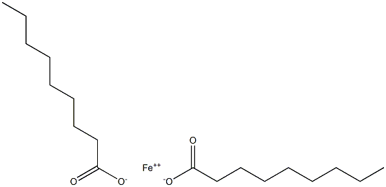 Dinonanoic acid iron(II) salt