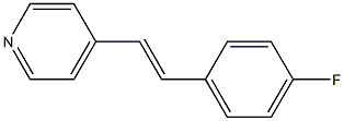 4-(4-Fluorostyryl)pyridine Structure