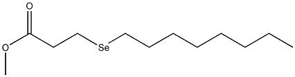 4-Selenadodecanoic acid methyl ester Struktur