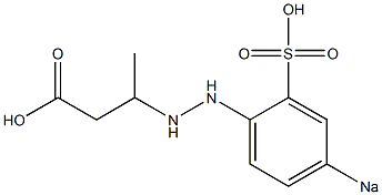 3-[2-(4-Sodiosulfophenyl)hydrazino]butanoic acid
