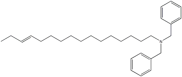 (13-Hexadecenyl)dibenzylamine Struktur
