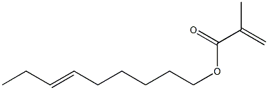 メタクリル酸(6-ノネニル) 化学構造式