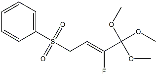 (Z)-3-Fluoro-4,4,4-trimethoxy-2-butenyl(phenyl) sulfone