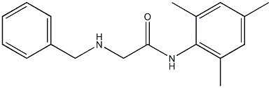 2-(Benzylamino)-2',4',6'-trimethylacetanilide Struktur