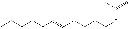 Acetic acid 5-undecenyl ester Structure