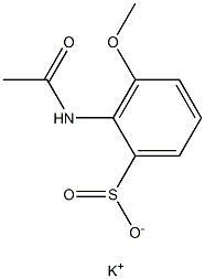 2-(Acetylamino)-3-methoxybenzenesulfinic acid potassium salt