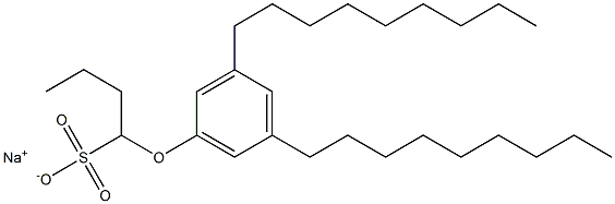 1-(3,5-Dinonylphenoxy)butane-1-sulfonic acid sodium salt
