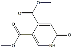 2-オキソ-1,2-ジヒドロピリジン-4,5-ジカルボン酸ジメチル 化学構造式