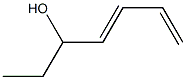 4,6-Heptadien-3-ol Structure