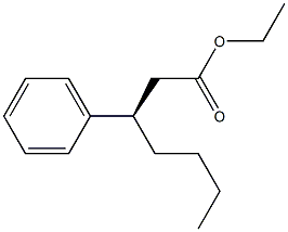 [R,(-)]-3-Phenylheptanoic acid ethyl ester Struktur