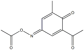 2-Acetyl-6-methyl-4-acetyloxyimino-2,5-cyclohexadien-1-one