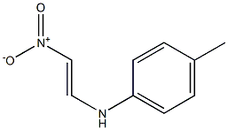 (E)-1-[(4-Methylphenyl)amino]-2-nitroethene 结构式