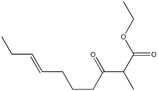 (E)-2-Methyl-3-oxo-7-decenoic acid ethyl ester Structure