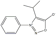 4-Isopropyl-3-phenylsydnone Struktur