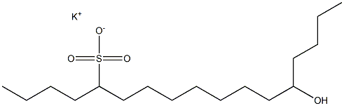  13-Hydroxyheptadecane-5-sulfonic acid potassium salt
