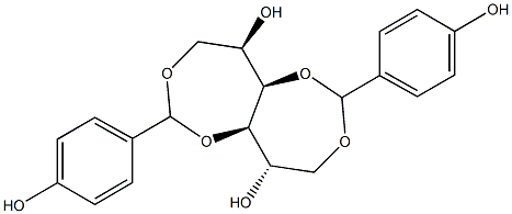 1-O,4-O:3-O,6-O-Bis(4-hydroxybenzylidene)-D-glucitol