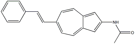2-(Acetylamino)-6-(2-phenylethenyl)azulene