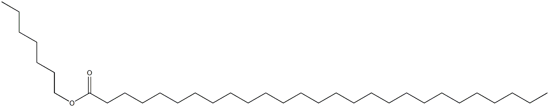 Heptacosanoic acid heptyl ester Struktur