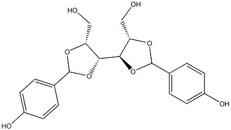 2-O,3-O:4-O,5-O-Bis(4-hydroxybenzylidene)-D-glucitol
