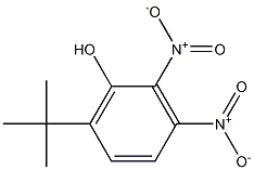 6-tert-ブチル-2,3-ジニトロフェノール 化学構造式