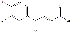 (E)-3-(3,4-Dichlorobenzoyl)acrylic acid Structure