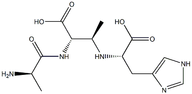 (2S,3R)-2-[(D-Alanyl)amino]-3-[[(1S)-2-(1H-imidazol-4-yl)-1-carboxyethyl]amino]butyric acid