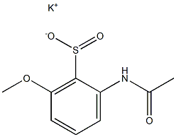 2-(Acetylamino)-6-methoxybenzenesulfinic acid potassium salt|