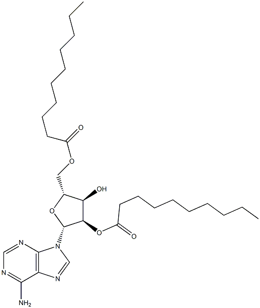 2'-O,5'-O-Bis(decanoyl)adenosine