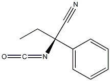 [R,(+)]-2-Isocyanato-2-phenylbutyronitrile