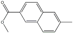 6-Methyl-2-naphthalenecarboxylic acid methyl ester Structure
