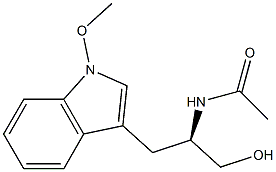 3-[(R)-2-(Acetylamino)-3-hydroxypropyl]-1-methoxy-1H-indole Structure