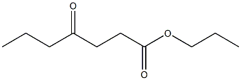 4-オキソヘプタン酸プロピル 化学構造式