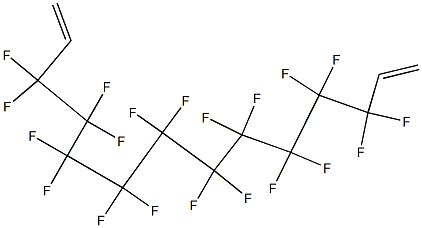 3,3,4,4,5,5,6,6,7,7,8,8,9,9,10,10,11,11,12,12-Icosafluorotetradeca-1,13-diene Struktur