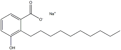 2-Decyl-3-hydroxybenzoic acid sodium salt