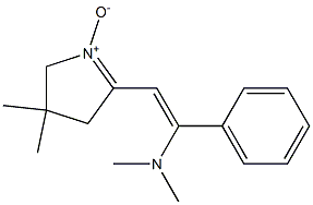 2-(2-Dimethylamino-2-phenylethenyl)-4,4-dimethyl-1-pyrroline 1-oxide