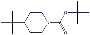 4-tert-Butylpiperidine-1-carboxylic acid tert-butyl ester Struktur