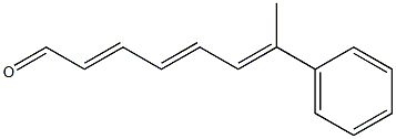 (2E,4E,6E)-7-Phenyl-7-methyl-2,4,6-heptatrienal Struktur