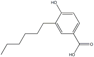 3-Hexyl-4-hydroxybenzoic acid|